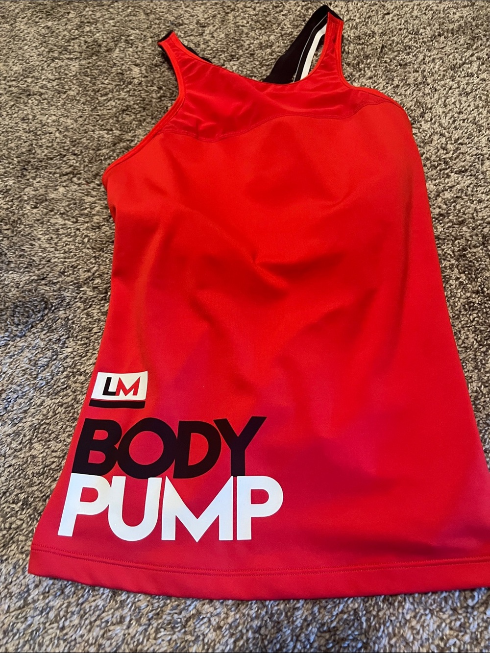 Les Mills BODY PUMP Red Tank Top